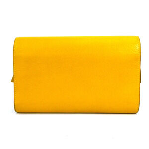 Balenciaga Paper Long Wallet Leather Yellow